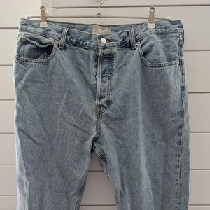 Everlane Light Blue Relaxed Straight Fit Jeans